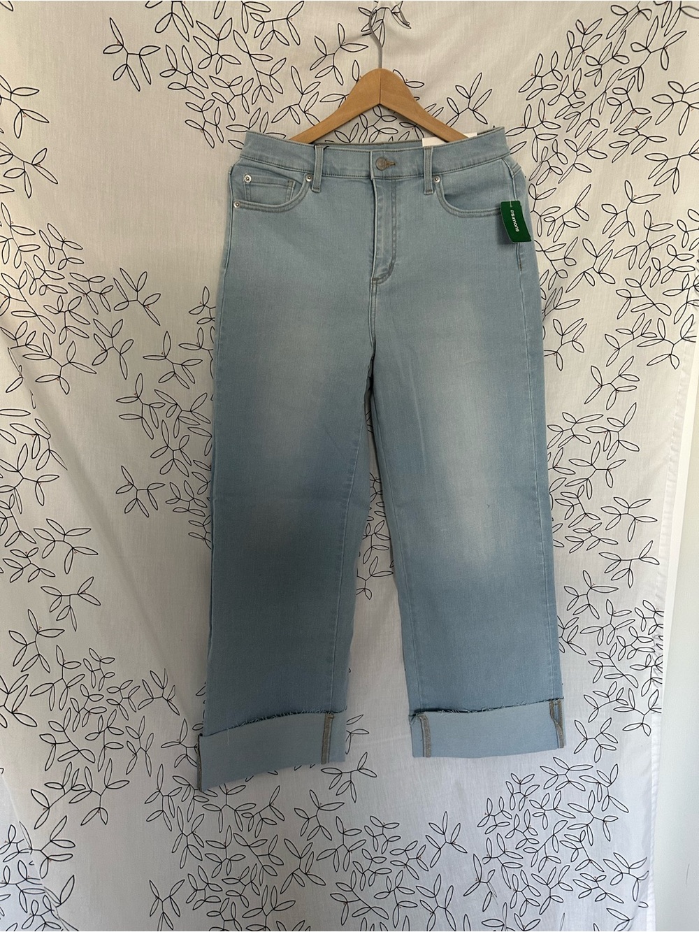 Light Blue Women's Wide-Leg Jeans